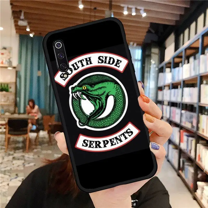

American TV Riverdale Southside Serpent Phone Case black For Xiaomi Redmi mi note 7 8t 9 9t 9s 8 10 10t 11 pro lite K20 max 3