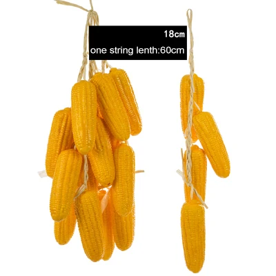Corn Искусственная модель овощей поддельные чеснок Кукуруза рыбы Висячие струны кухня фестиваль Декор фотографии реквизит - Color: Corn