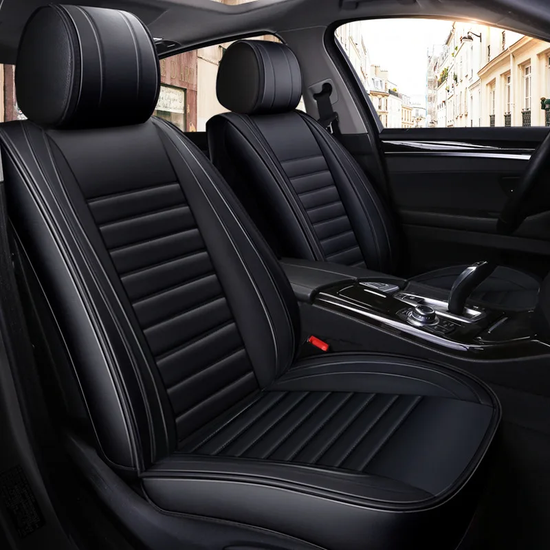 Чехлы для автомобильных сидений из искусственной кожи Honda Fit Jazz 2009 2013 аксессуары