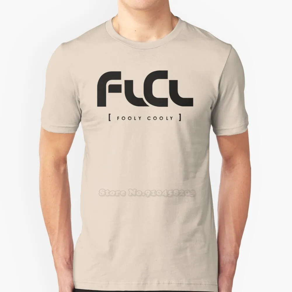 Flcl New Summer Lovely Design Hip Hop T-Shirt Tops Flcl Fooly Cooly Haruko Anime Japanese Japan Gainax Evangelion Flcl Logo