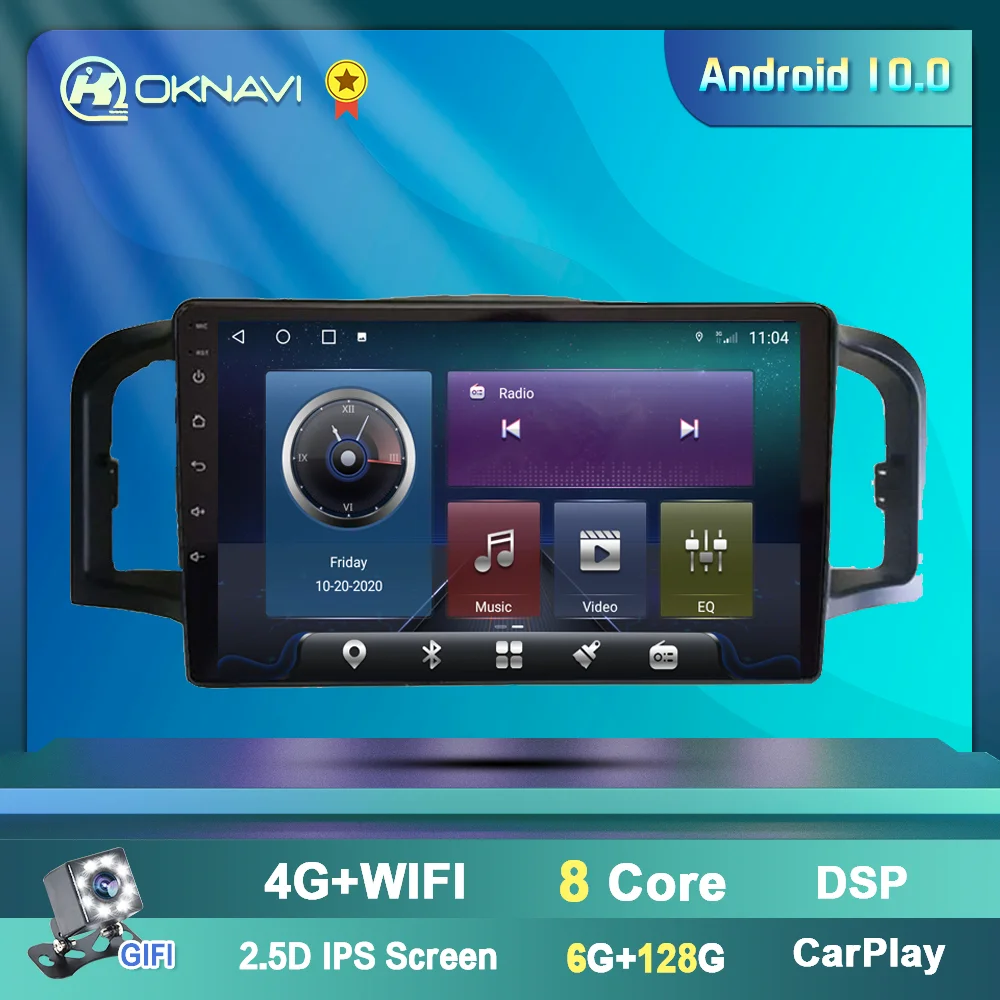 

Car Radio for Lifan X60 2008-2011 2 din Android Autoradio Bluetooth 9 Inch Head Unit Carplay 6+128 4G WIFI Navigaion Multimidia