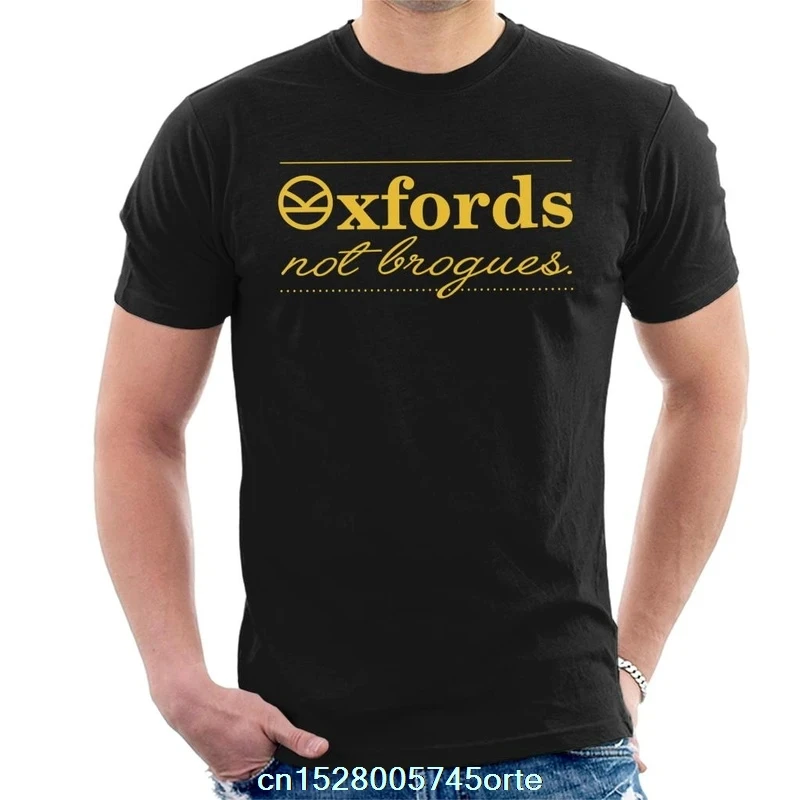 С принтом camiseta оксфорды не с перфорацией типа броги Кингсман цитата для мужчин