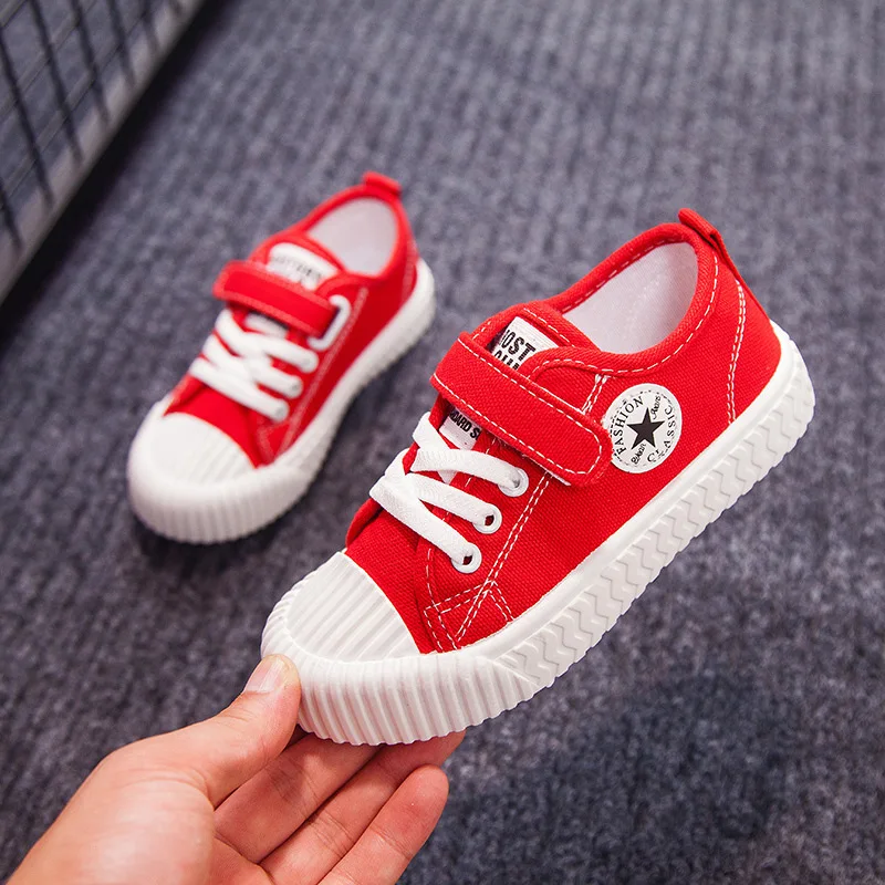 Детская парусиновая туфля Детские парусиновые кроссовки для мальчиков и девочек