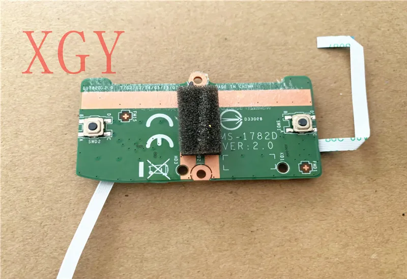 Для MSI GT72S 6QE MS-1782 оригинальный 2,5-дюймовый сенсорный экран для ноутбука Dmesi kurulu W/kablo 17,3 протестирован OK