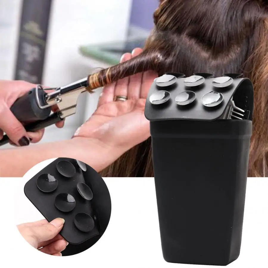 Парикмахерские принадлежности силиконовый изоляционный выпрямитель для волос