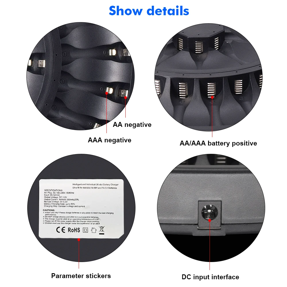 Зарядное устройство со светодиодным индикатором 1 2 в умные зарядные устройства