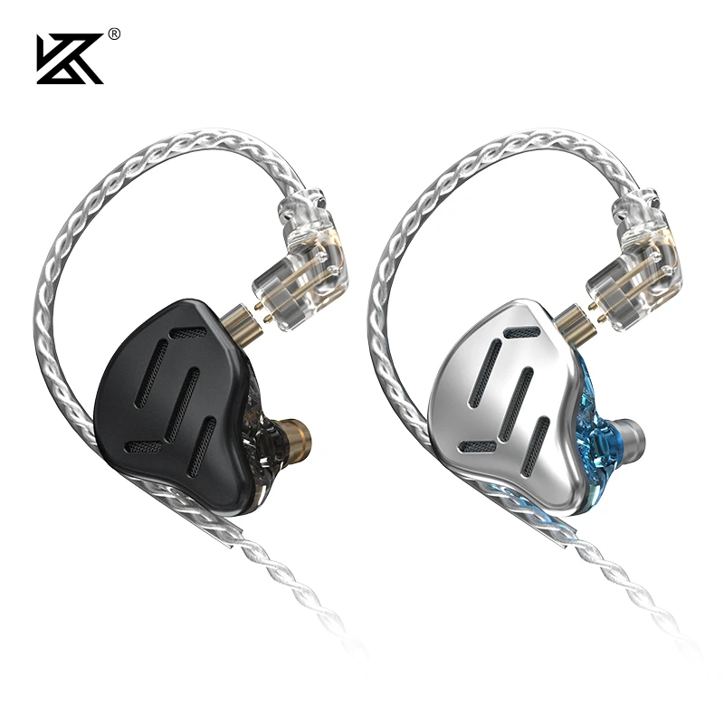 Плотным верхним ворсом KZ ZAX 7BA + 1DD 16 единиц Hi Fi наушники вкладыши монитор Гибридный