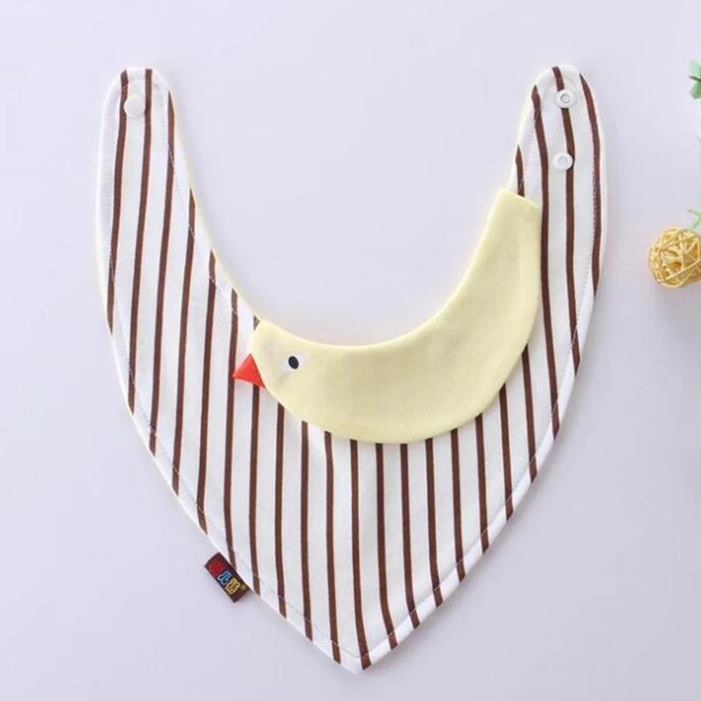 AmyaBaby муслиновые нагрудники Мультяшные хлопковые треугольные детские для