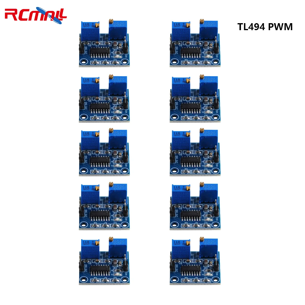 10pcs TL494 PWM Controller Module Adjustable 5V Frequency 500-100kHz 250mA