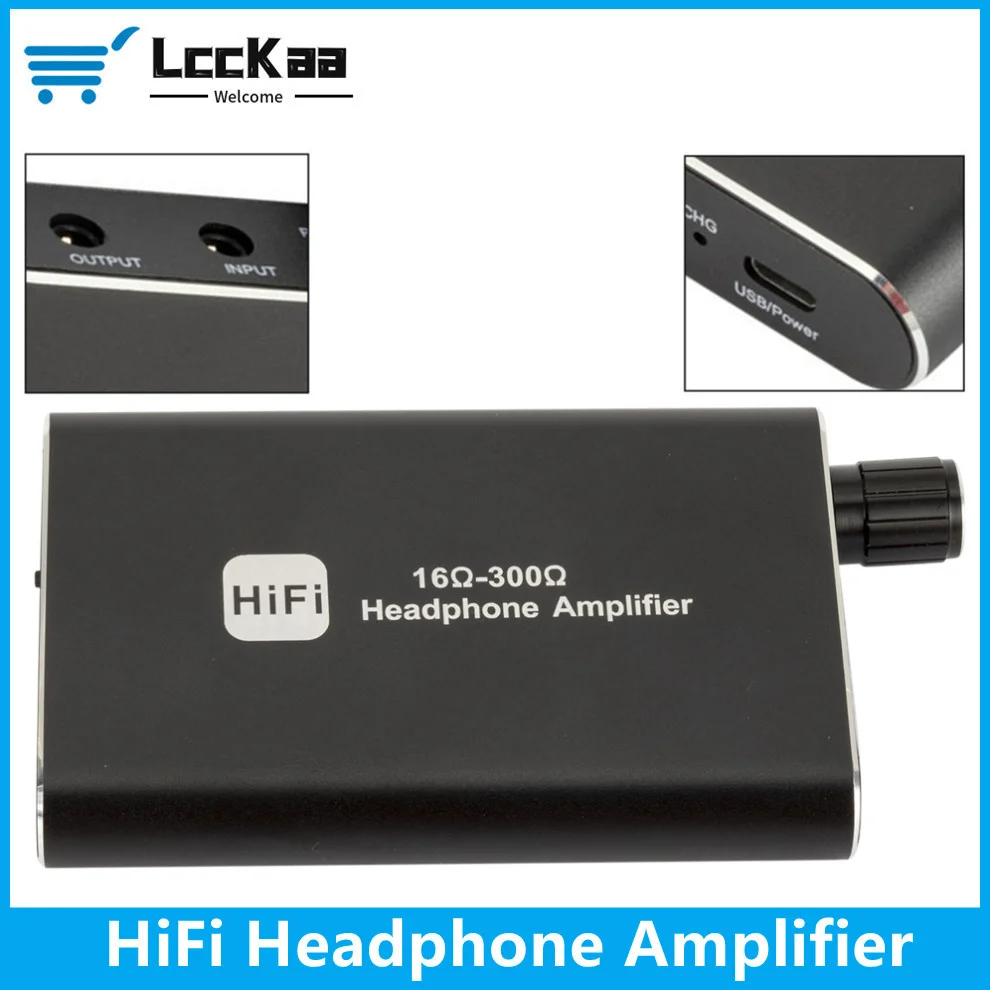 Портативный Hi-Fi усилитель для наушников LccKaa аудиоприемник головка