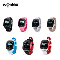 wonlex smart watches kid sos monitor baby gps tracker gw700s 2g device ip67 waterproof android os telephone watch gift for child