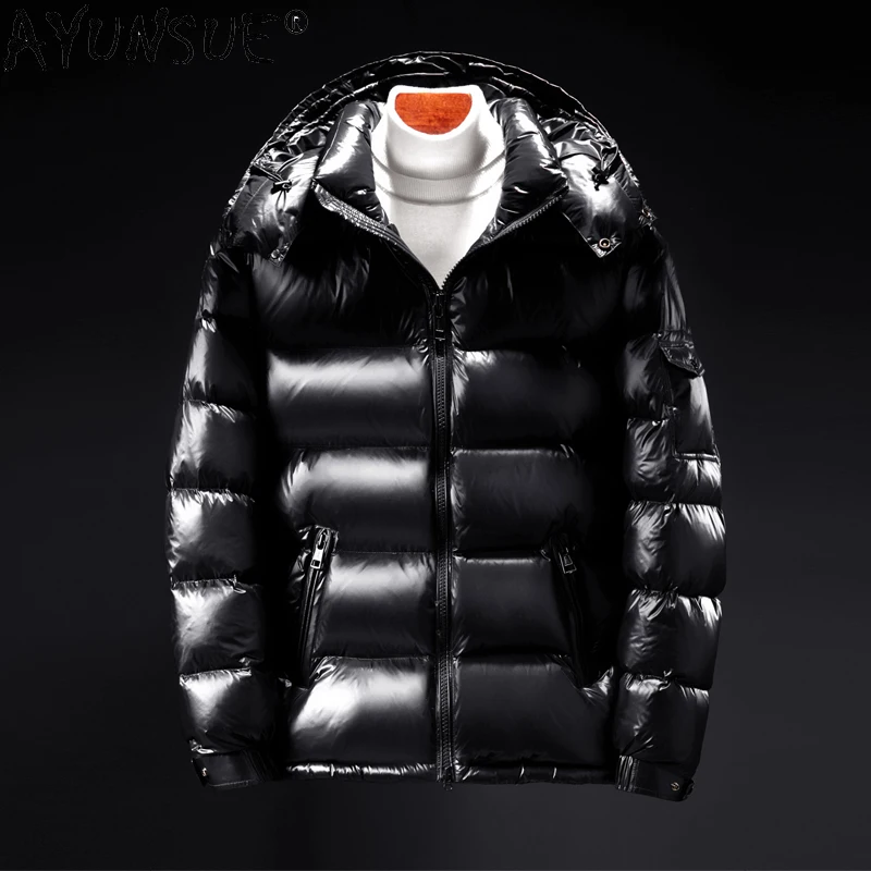 AYUNCUE мужской пуховик мужское зимнее пальто Мужская плотная одежда Короткие