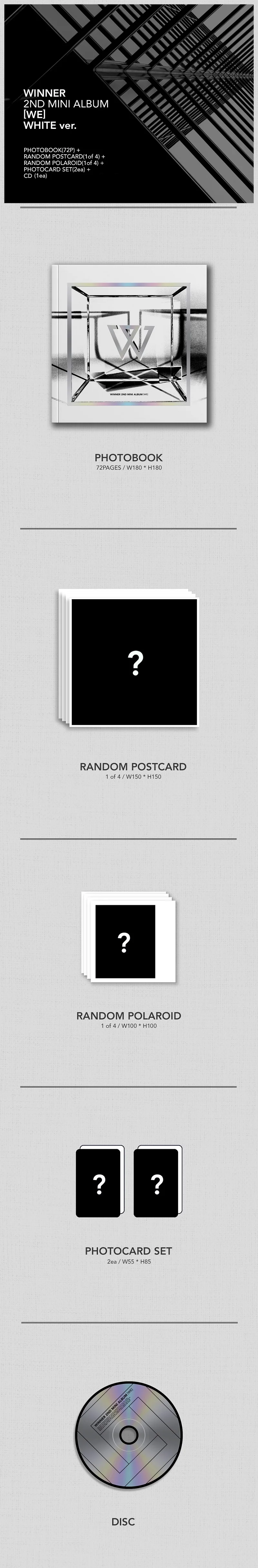 [MYKPOP]~ 100% Официальный Оригинальный ~ WINNER Mini #2: Мы альбом CD - KPOP для поклонников