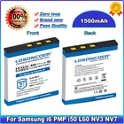 LOSONCOER высокой емкости 1500 мАч SLB-0837 батарея для Samsung Digimax I6 PMP I50 L60 NV3 NV7 L80 I70 I70S L700 L700S L73 NV5