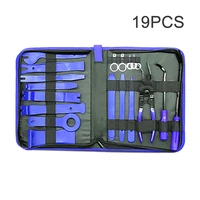 19pcs car disassembly tool set dashboard auto door console attachment clips audio interior trim wedges removal repair radio