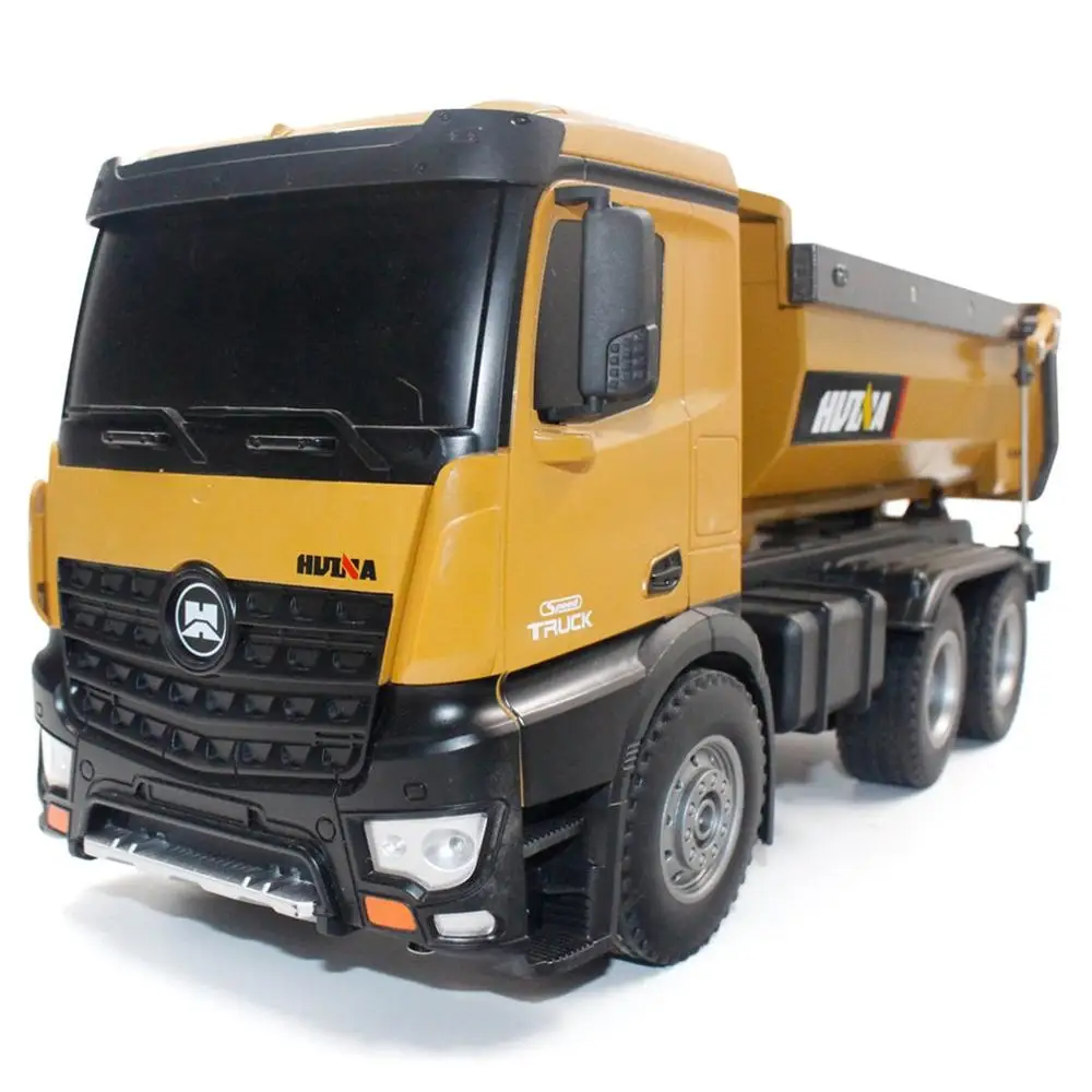 HUINA 573 1/14 10CH Сплав RC Самосвал Инженерное строительство автомобиля транспортное