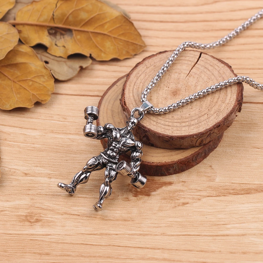 Трехмерное мужское колье для атлетики ожерелье в стиле хип-хоп уличный стиль