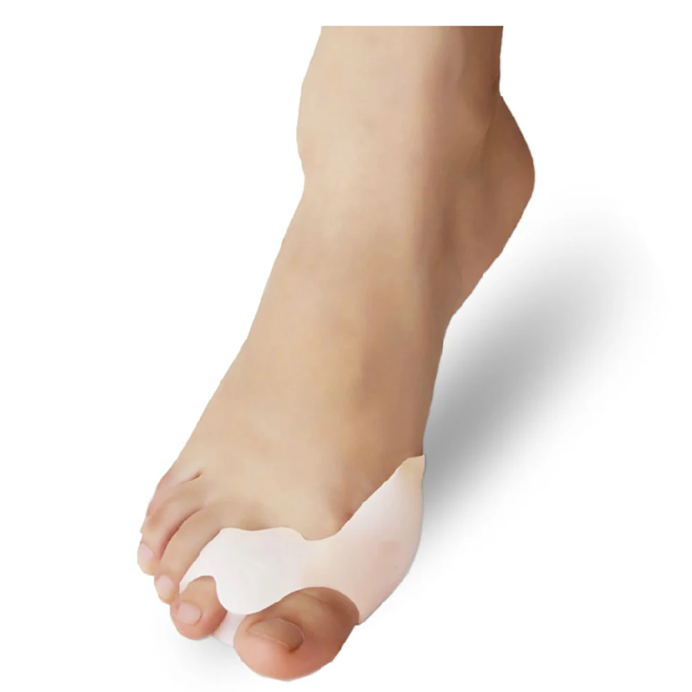 2 шт./компл. мягкий силиконовый разделитель для пальцев выпрямитель большого