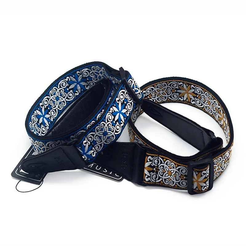 gitarre schulter gurt universal vintage einstellbar denim baumwolle gürtel für akustische elektrische bass musik zubehör free global sh