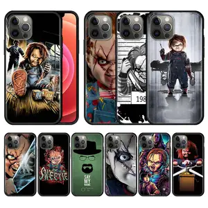 mobile phones case for apple iphone 13 11 pro max 7 8 plus 12 mini soft cover x xr xs 6 6s se celular coque horror movie chucky free global shipping