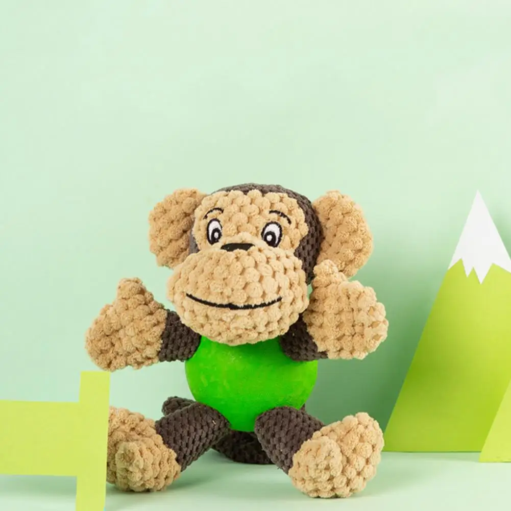 Плюшевые игрушки пищащие для собак забавные молярная куклы Укус устойчивостью