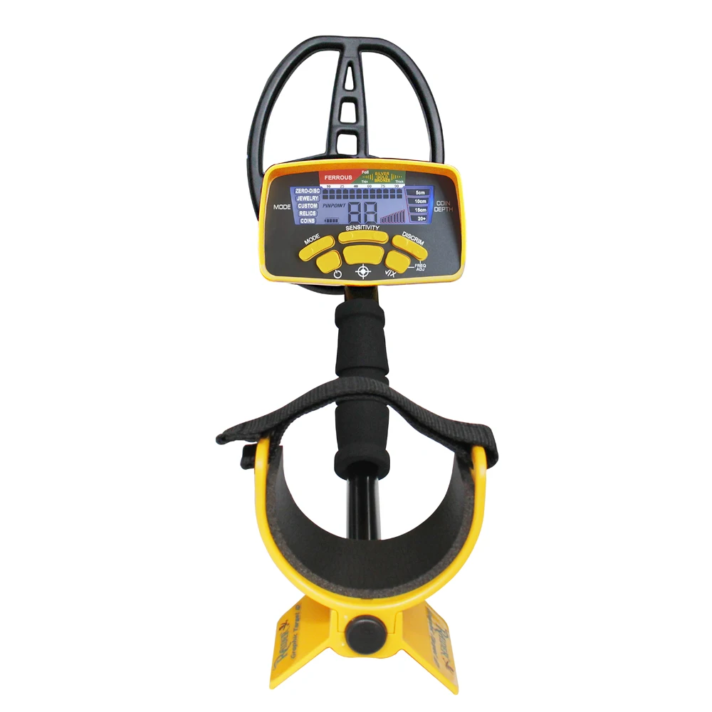 Professional Underground Metal Detector MD-6450 with Backlight LCD Digital display MD-6350 11&quot Waterproof Search Coil | Инструменты
