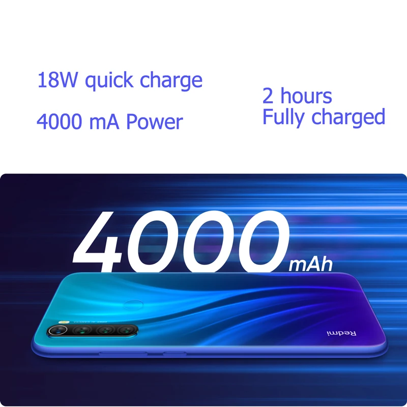 Xiaomi Redmi Note 8 3 ГБ 32 Смартфон Snapdragon 665 4000 мАч 6 &quotFHD + дисплей 48MP Quad камера мобильный