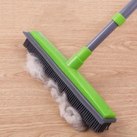multifunctional telescopic broom besom cleaner pet hair removal brush home floor dust mop carpet sweepe magic rubber 122cm