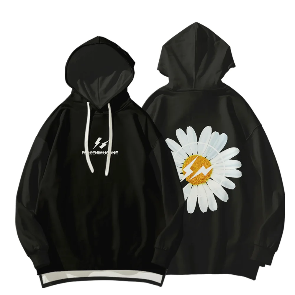 

Oversized Women Hoodies Floral Print Sweatshirt Womens Winter Warm Loose Streetwear Crewneck Clothes Pullovers Thick Hoodie