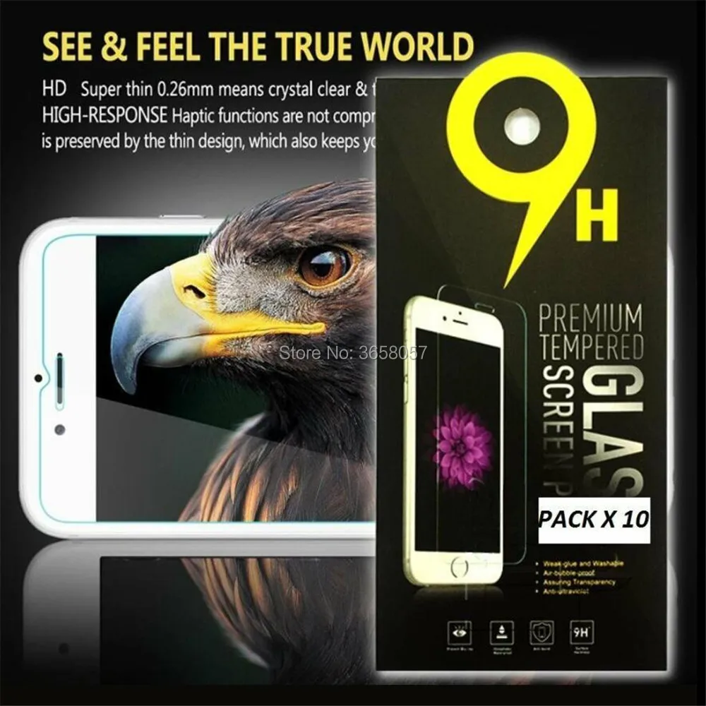 200pcs tempered glass film screen protectors anti scratch protector for iphone 12 11 8 plus 7 7plus 6 6s plus with retail pack free global shipping