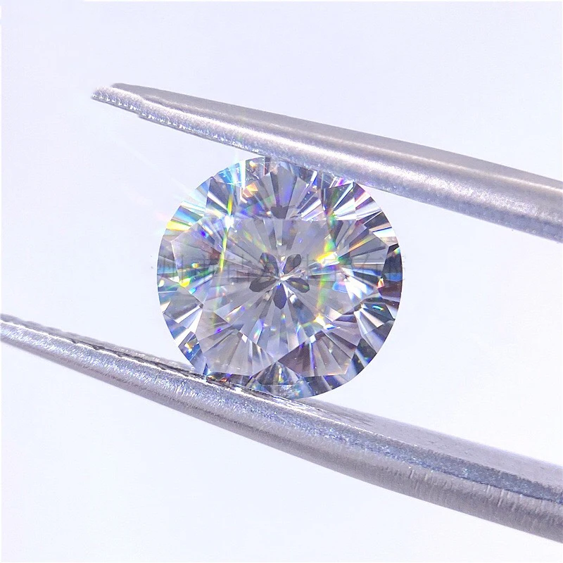 Real D Color VVS1 Cherry Blossom Cut Moissanite Loose Gemstones for Diy Jewelry Making Sakura Moissanite Pass Diamond Tester