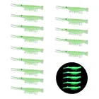 Силиконовая приманка для подледной рыбалки, 100300световая приманка для рыбалки3,5 см, Мягкая наживка-креветка шт.