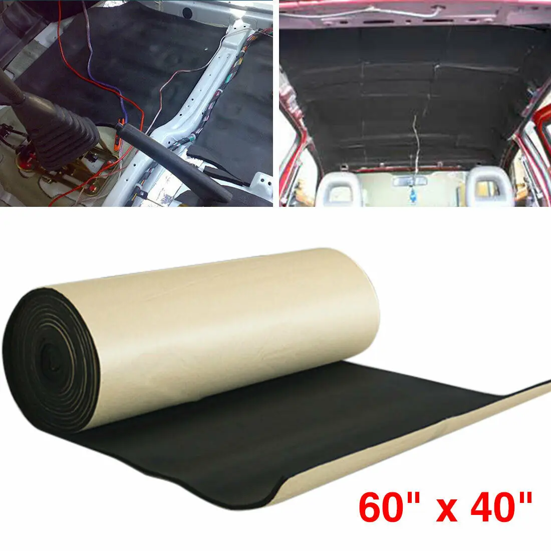 Высокое качество 5 мм шумоподавление и теплоизоляция коврик для автомобиля