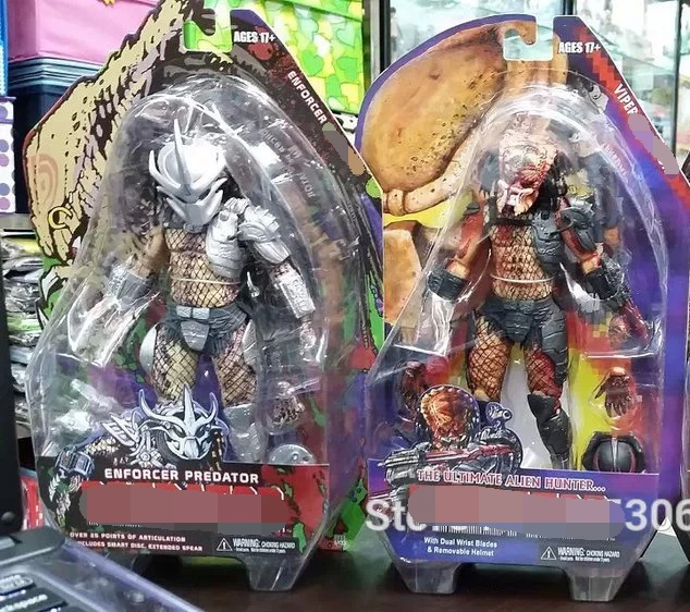 Инопланетянин NECA VS Predator серии 12 Enforcer The Ultimate Alien Hunter ПВХ фигурка Коллекция Модель игрушки " 18 см KT3635
