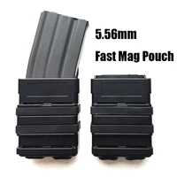 tactical ar m4 5 56 fastmag molle pouch airsoft fast mag holder pistol rifle magazine charger dump pouch for hunting military