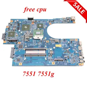 Материнская плата NOKOTION JE70-DN MB 09929-1 48, 4hp01. 011 MBBKM01001 для ноутбука Acer Aspire 7551 7551G, материнская плата HD5470, бесплатный ЦП