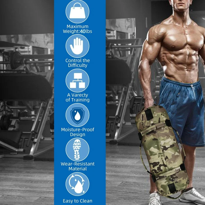 

Weightlifting Sandbag Weight Bags Heavy Sand Bag MMA Boxing Power Training Body Shaper Fitness Equipment Home Fitness Aqua