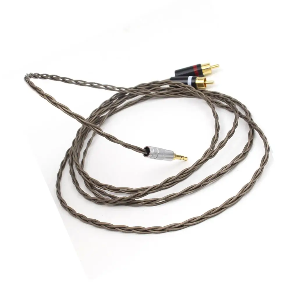Мультимедийный Hifi 3 5 мм до 2 RCA кабель Nordost Odin Siver-plated разъем для 2rca штекер аудио Aux |