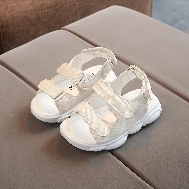 

New Summer Kids Sandals Boys Girls Sport Casual Light Shoes Children Baby Flat Shoes Kids Beach Leather Sandals Girls Sandals