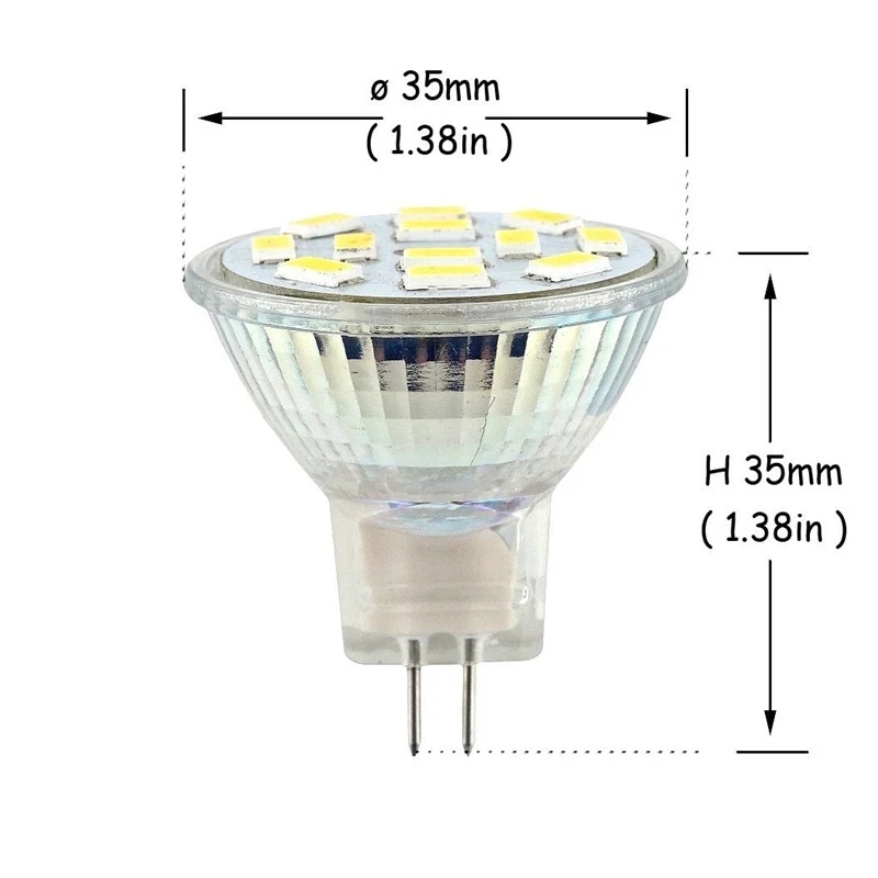 MR11 Led 12V прожектор MR 11 светодиодный ная лампа 3W 5W 7W освещение 9/12/15 s SMD 2835 холодный