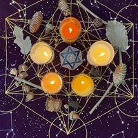 new metatrons cube crystal grid tarot tablecloth astrology tarot divination cards table cloth magician party board games