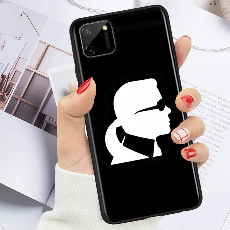 

Famous Artist Karls for OPPO Realme V15 X5 X3 X50 X7 X2 C17 C11 C3 C2 7 7i 6 6S 6i 5 3 2 Pro Soft Black Phone Case