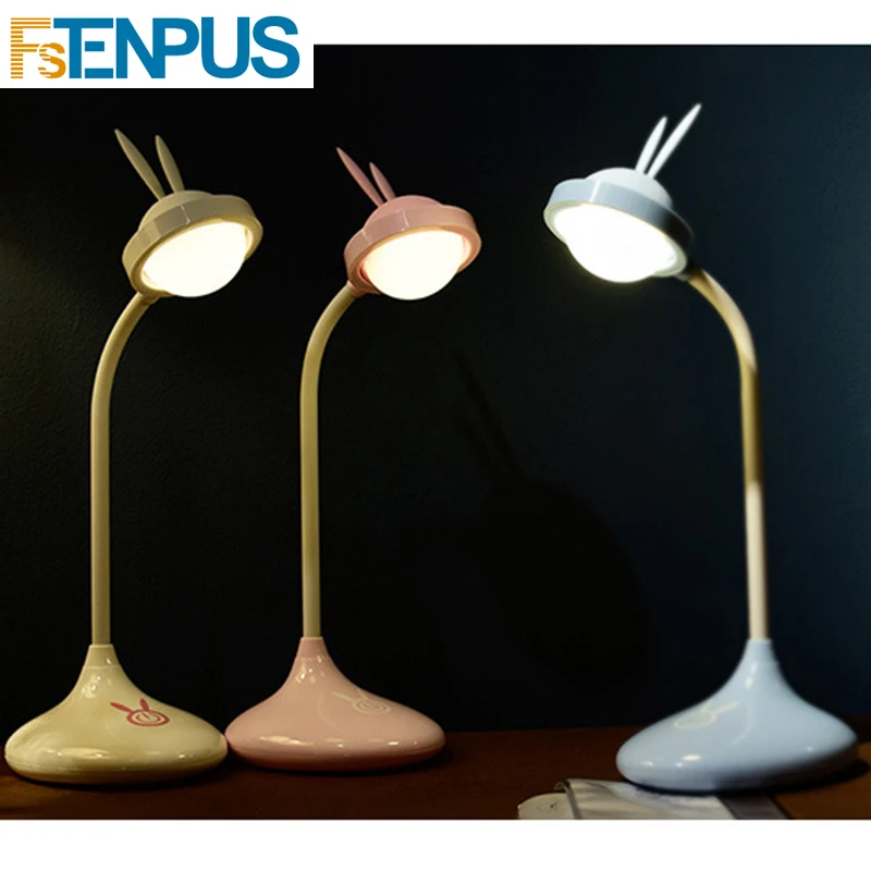 Креативный светодиодный светильник в виде кролика для детей студенческого