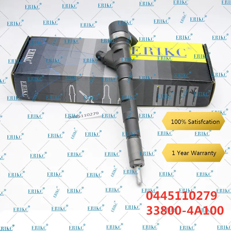 ERIKC Common Rail дизель топливный инжектор 0445110279 33800 4A100 4A150 Инжекционный Набор для Hyundai