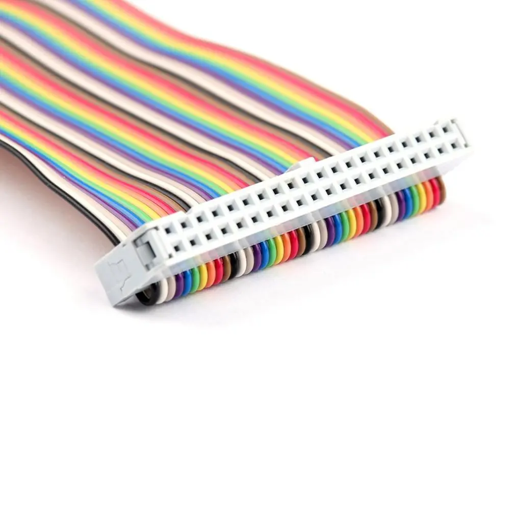 GPIO T тип модуль расширения плата адаптер с 40 Pin GPIO женский Радужный кабель для Raspberry Pi3/2 Модель B