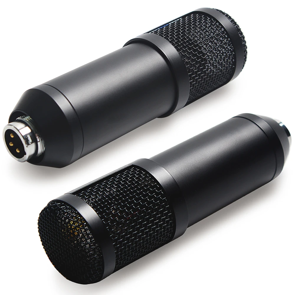 

BM800 Gaming Microphone Professional Studio Recording Stereo Condenser Mikrofon Mic Kit for PC Karaoke YouTube with Sound Card