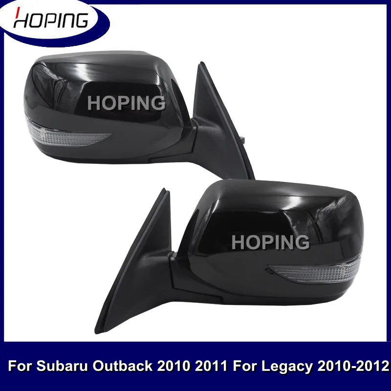 

Hoping 2PCS Rearview Mirror Assy For Subaru Legacy 2010-2012 For Outback 2010 2011 Side Mirror 9PIN With Auto Folding