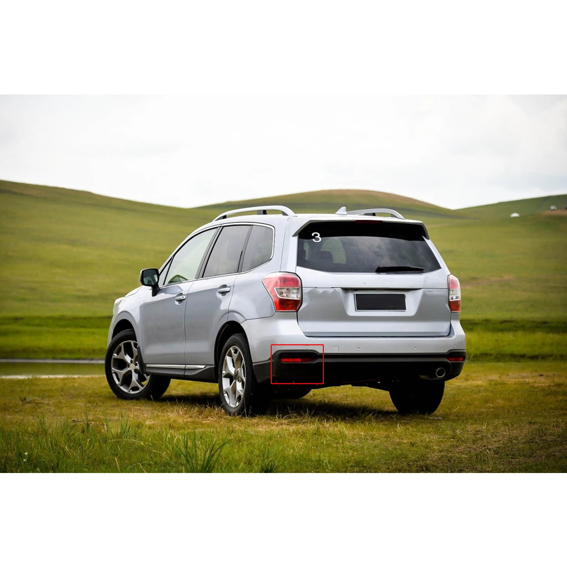 

84281SC010 Rear Left Bumper Reflector Tail Light Lamp Fit for Subaru Forester 2009 2010 2011 2012 2013 2014 2015 2016 2017