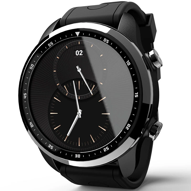 Черный 4G Smartwatch телефон 1,3 дюймов Android 6,0 MTK 6737 спортивный фитнес-браслет для упражнений 1,2 ГГц 1 ГБ ОЗУ 16 Гб ПЗУ 620 мАч Смарт-часы - Цвет: Черный