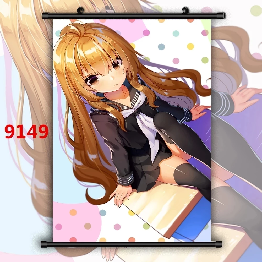 Декор дома современный Toradora Aisaka картина на стену пластиковый скролл висячая аниме картина печать канвы плакат для гостиной.